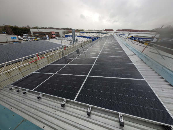 Access Flooring.com Solar PAnel Installation